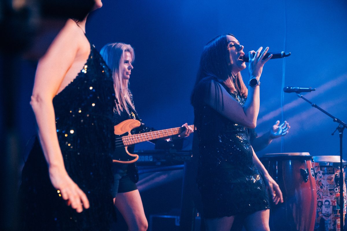 The Brotherhood performing at Celtic Manor's Black Tie Christmas Party