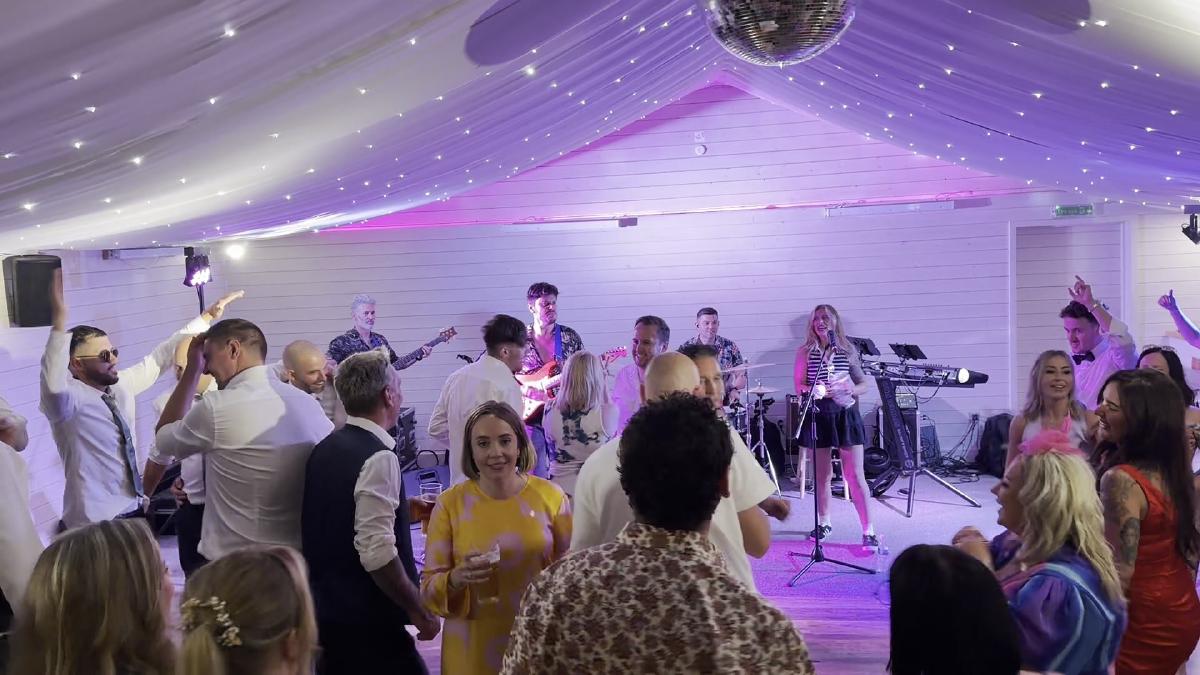 A Thursday Wedding at Llanerch Vineyard, and a 10pm Finish