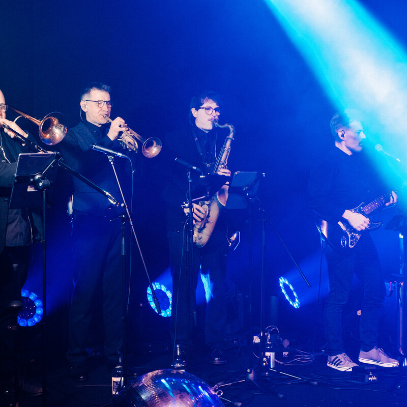 The Brotherhood performing at a wedding in Wedding Band Bristol