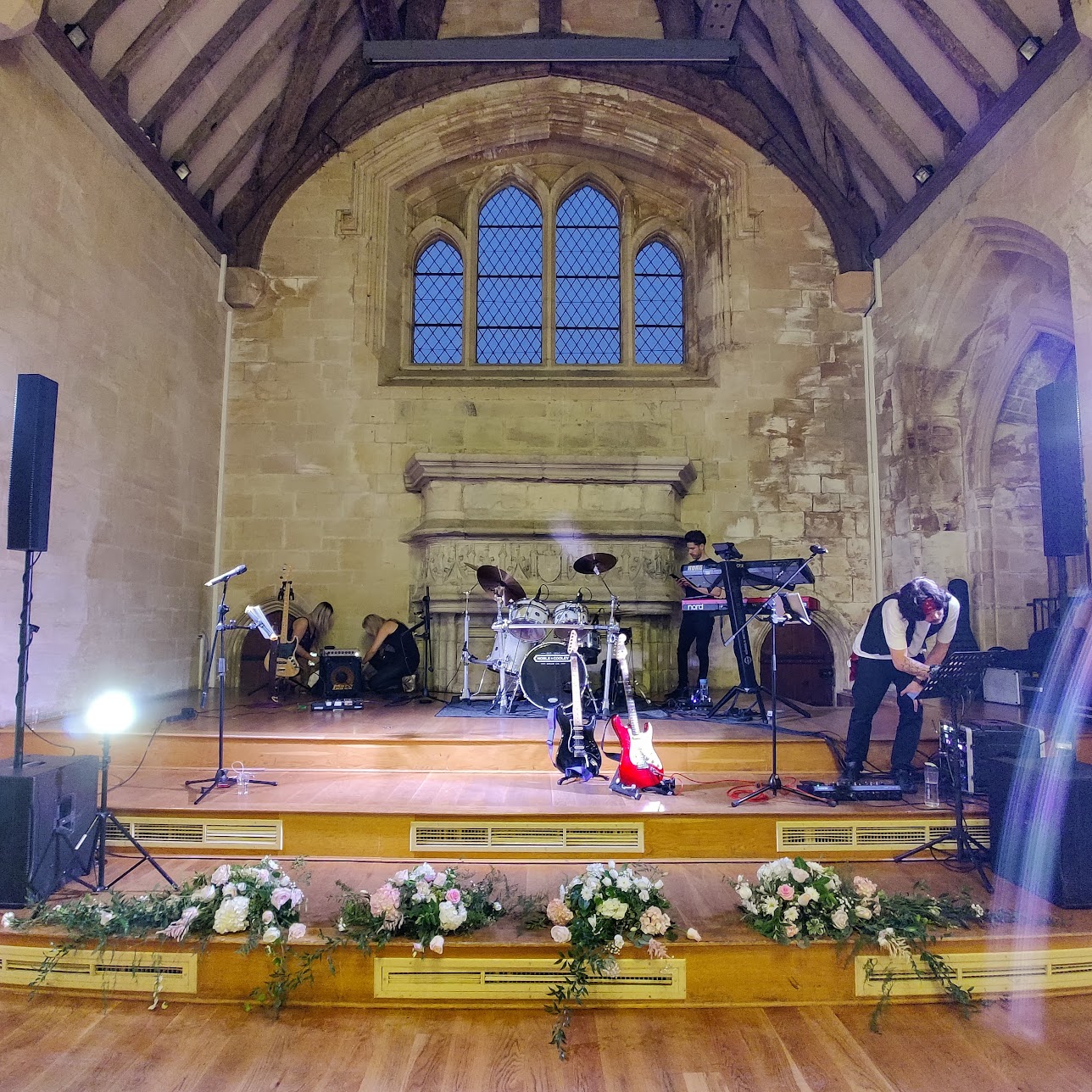 The Brotherhood performing at Wedding Band at St Donat's Castle | The Brotherhood